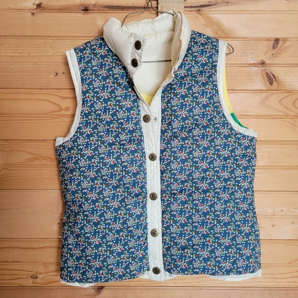 Retro Y2K Old Navy Down Colorblock Puffer Vest, Neck 21-1/2 - Picture 5 of 16